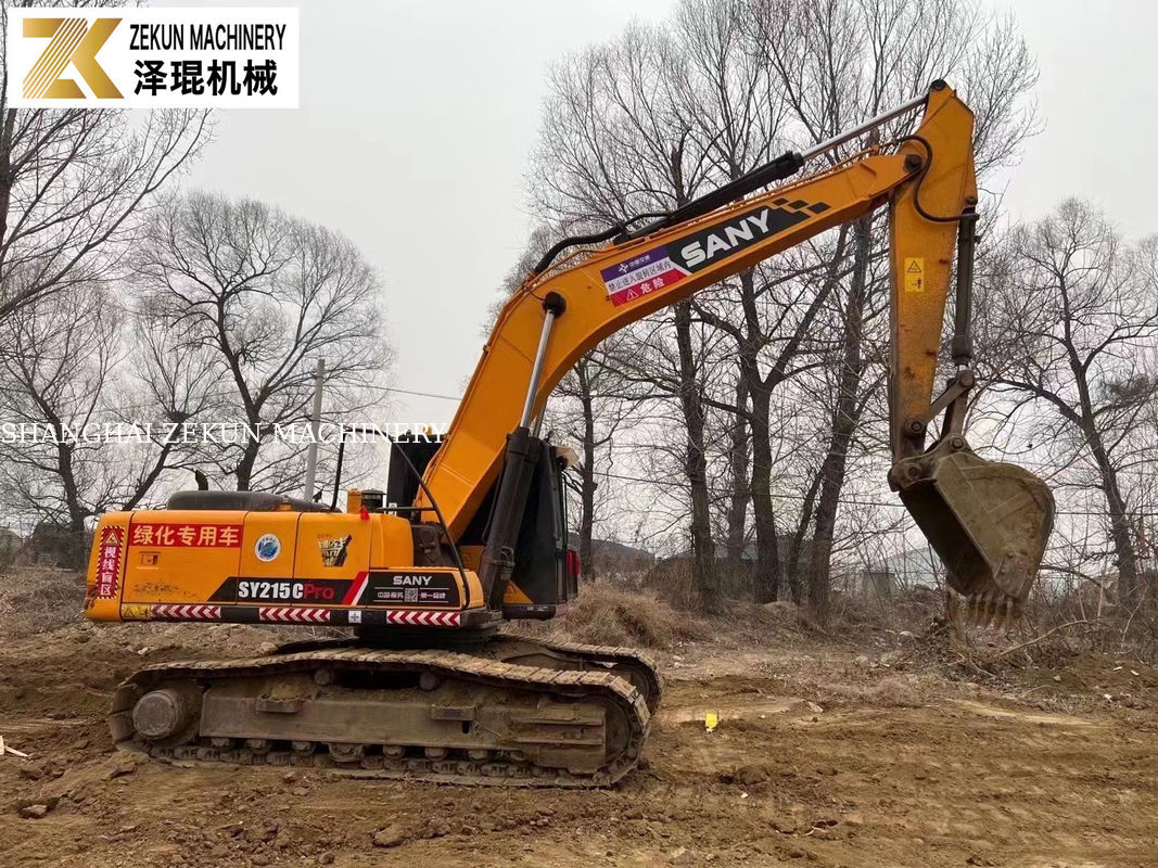 Used Sany SY215C Pro Excavator Midsize Crawler with 1.2M³ Bucket