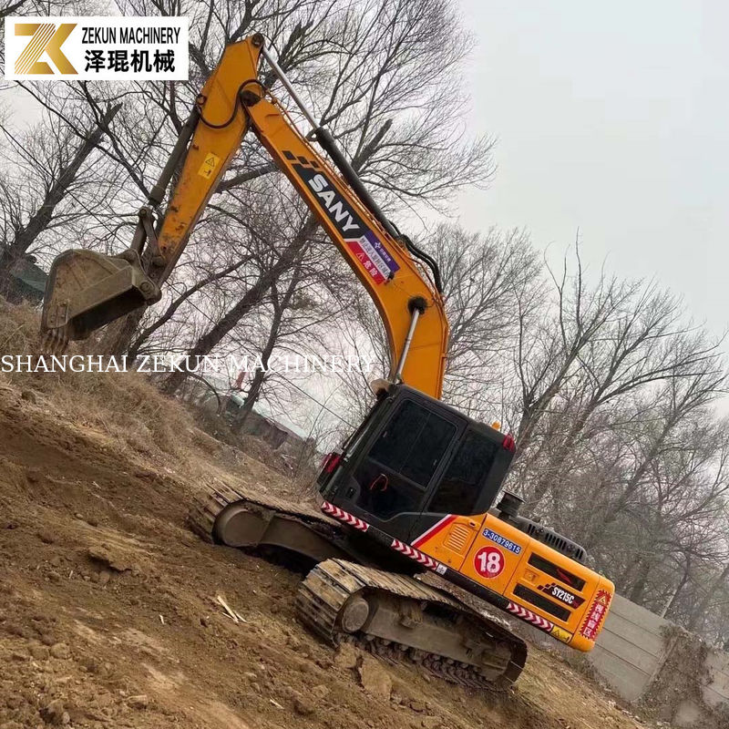Used Sany SY215C Pro Excavator Midsize Crawler with 1.2M³ Bucket