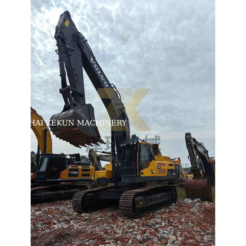 Used Volvo Ec480DL Excavator with 1.77-3.8m3 Bucket Capacity and Good Condition