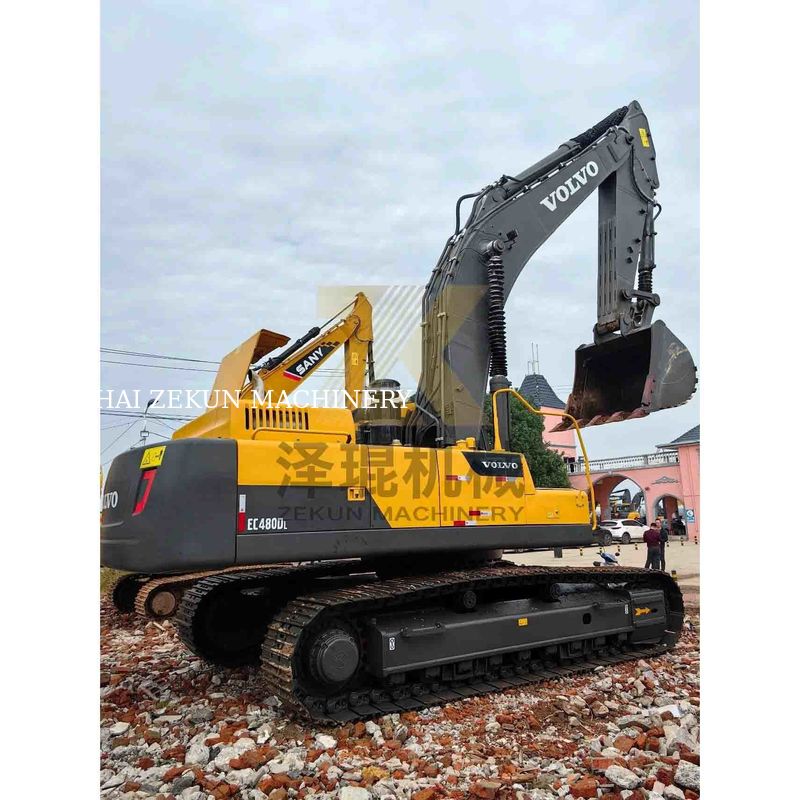 Used Volvo Ec480DL Excavator with 1.77-3.8m3 Bucket Capacity and Good Condition
