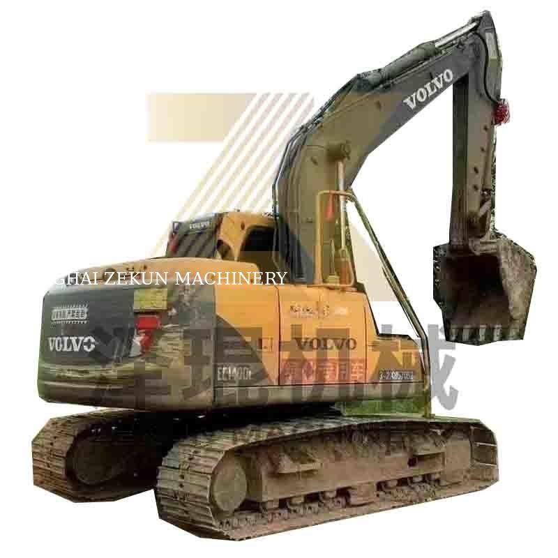 Volvo EC140DL 14-Ton Used Excavator with Low Hours and Durable Hydraulic Cylinder