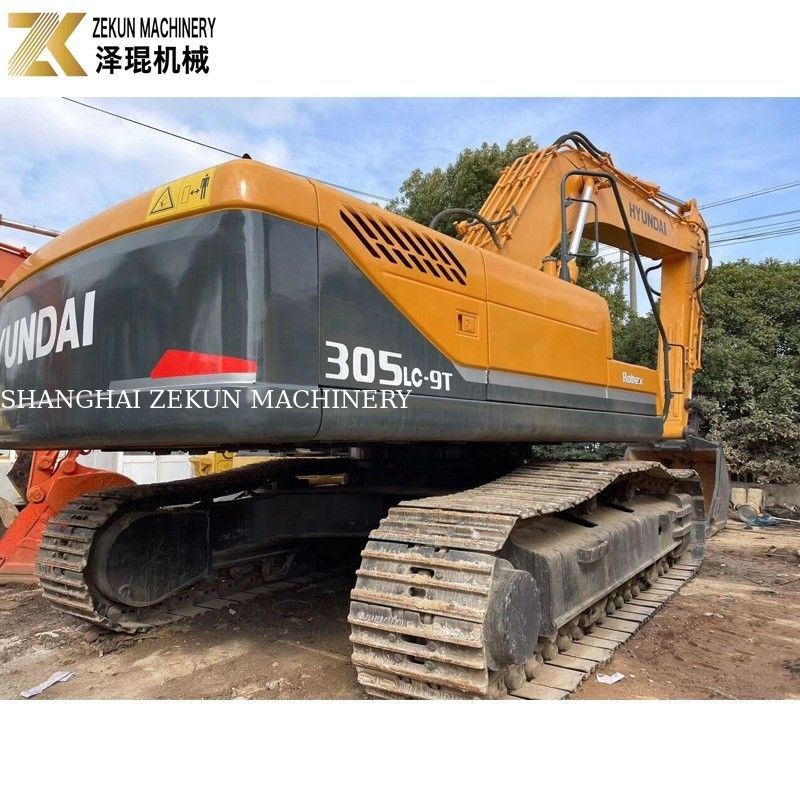 30 Ton Used Hyundai R305 Excavator for Road Construction Digging 2001-4000 Working Hours