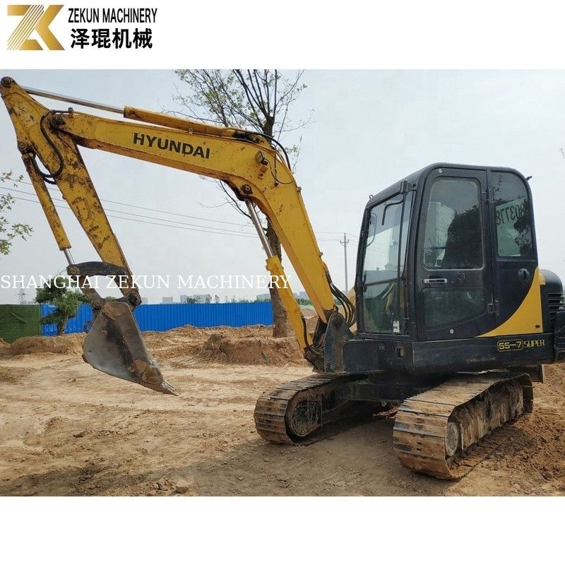 5.5Ton Hyundai Robex 55-7 Excavator with Hydraulic Valve 0.18m³ Bucket