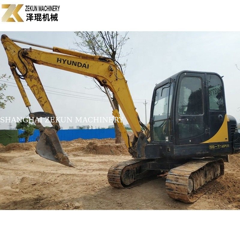 5.5Ton Hyundai Robex 55-7 Excavator with Hydraulic Valve 0.18m³ Bucket