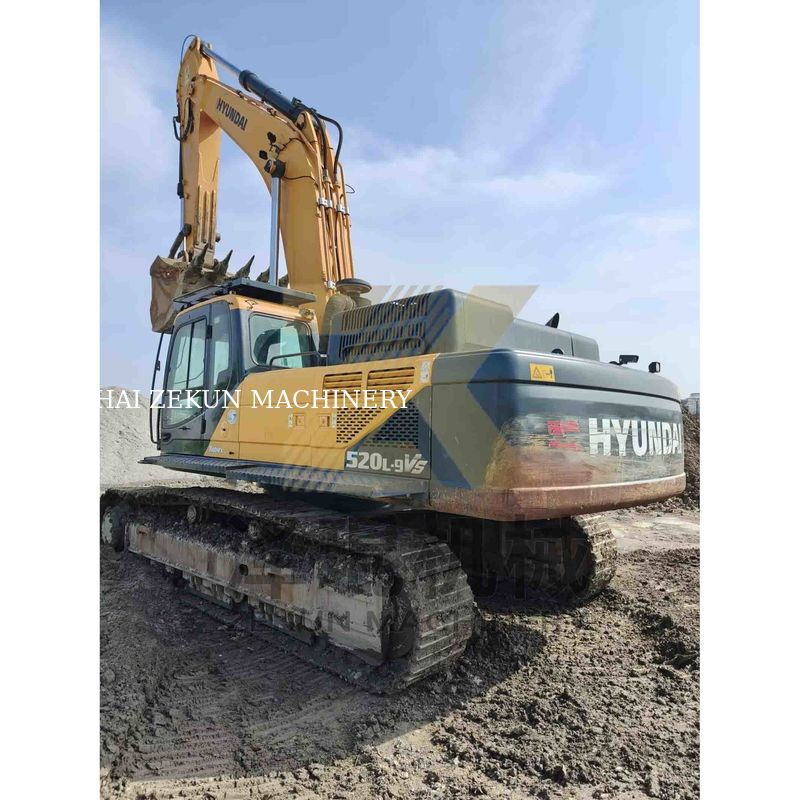 Used Hyundai 520-9VS 52Ton Excavator with Cummins Engine and Original Pump