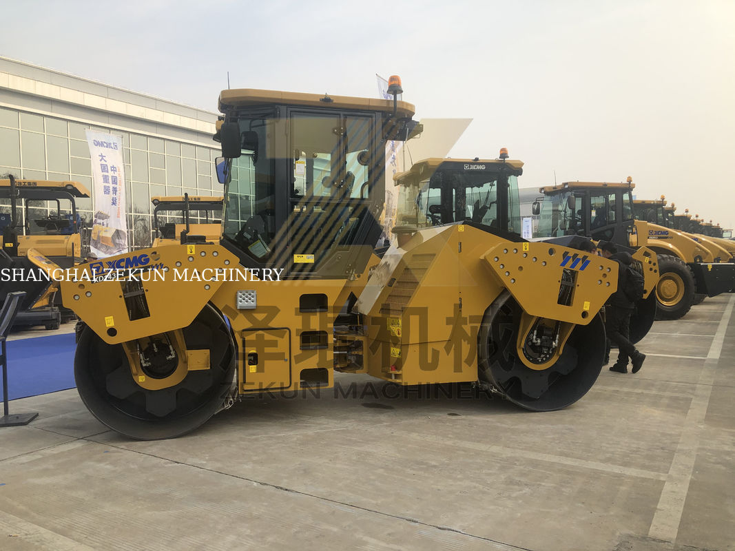 14ton XCMG XD143 Double Drum Roller China Stage III Road Construction Equipment