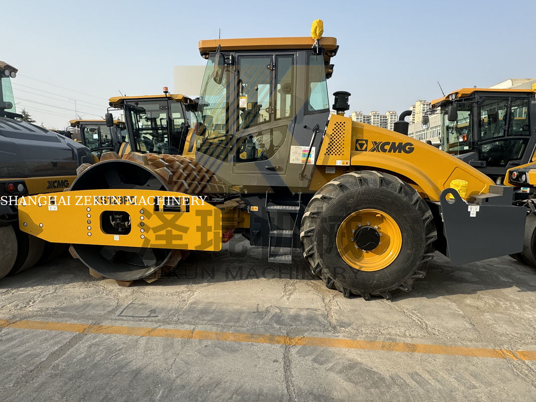12ton XCMG XS123PD Single Drum Roller China Stage II Road Construction Equipment