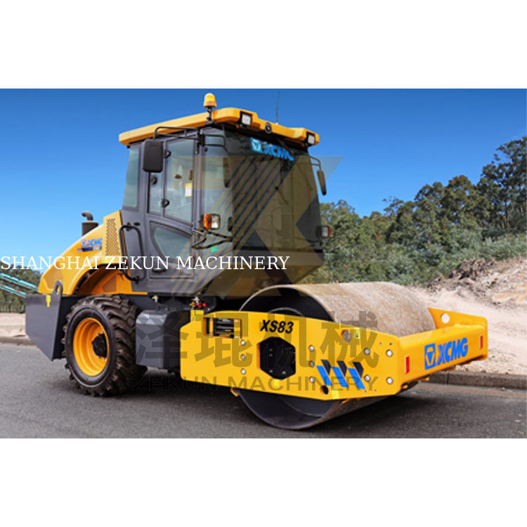 8Ton XCMG XS83PD Hydraulic Drum Roller EU Stage T4F Equipment