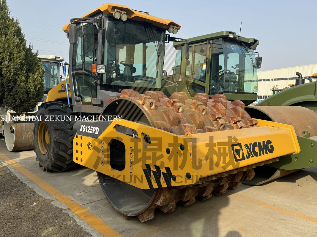 12ton XCMG XS125 Full Hydraulic Single Drum Roller EU Stage V