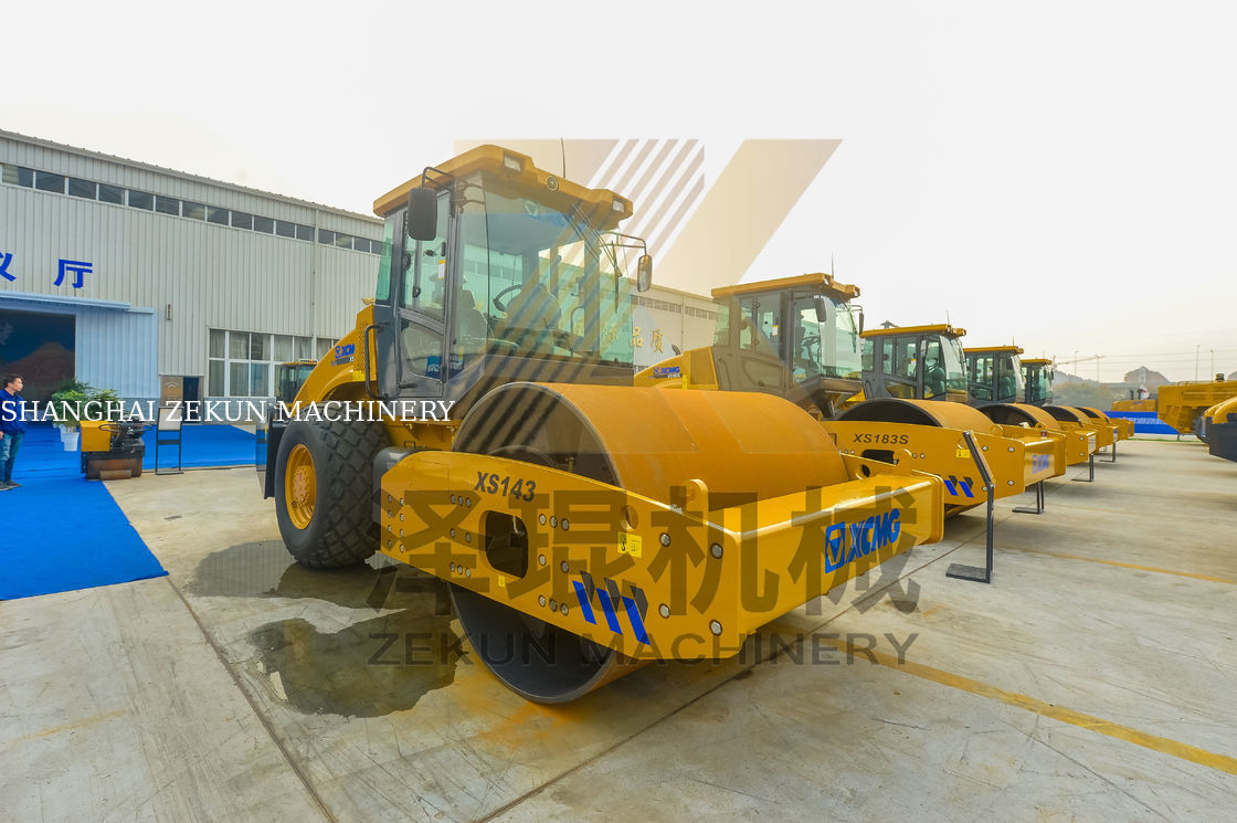 14t XCMG XS145 Hydraulic Single Drum Roller EU Stage III