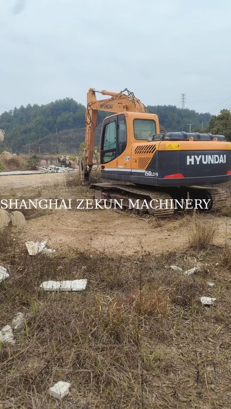 2015 Hyundai R150-9 Excavator With Hammer And 5 300 Working Hours Boost Productivity