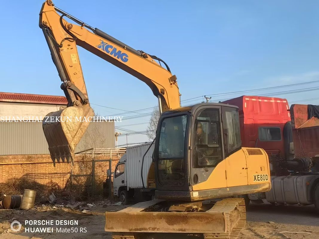 2018 XCMG XE80D 8-Ton Crawler Excavator – 8,568 Hours For Sale