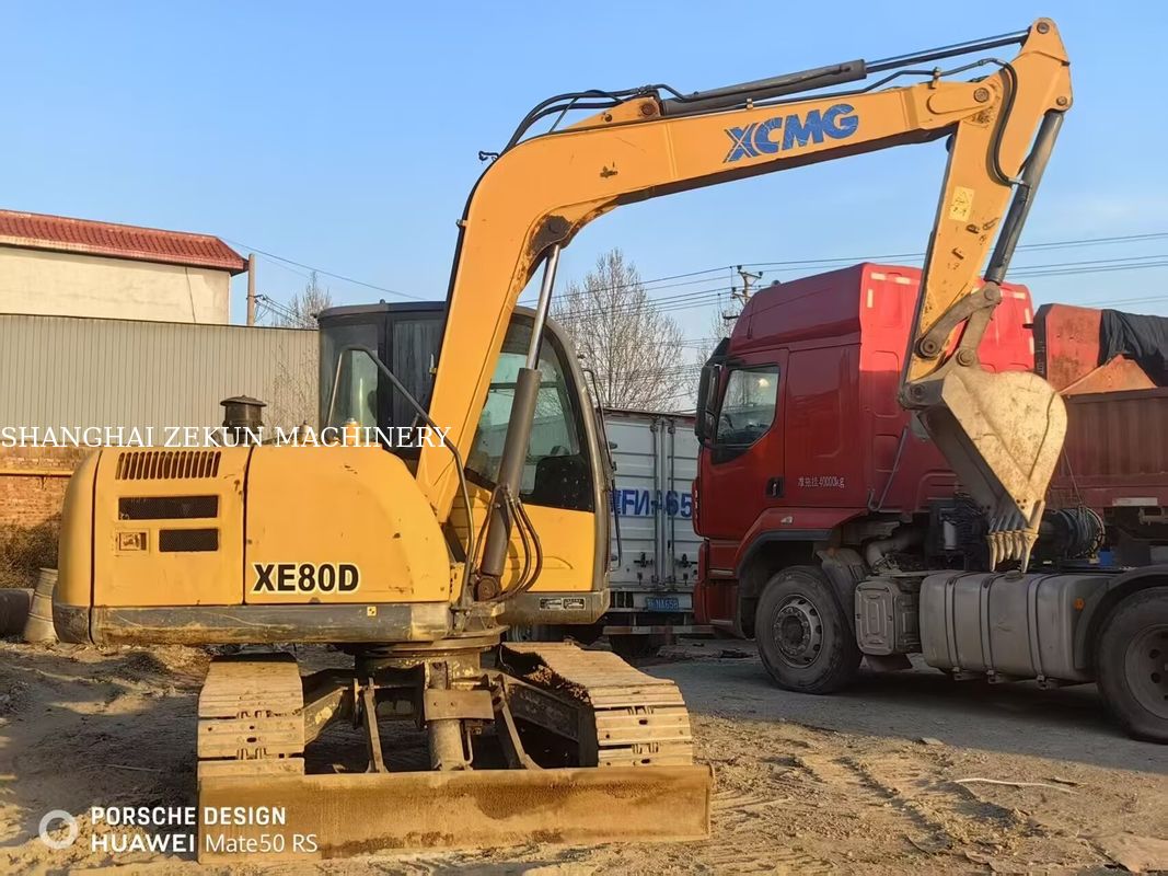 2018 XCMG XE80D 8-Ton Crawler Excavator – 8,568 Hours For Sale