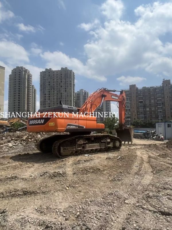 Used Doosan DX500LC-9C Excavator 800 Rpm Horsepower And Maximum Digging Height 11
