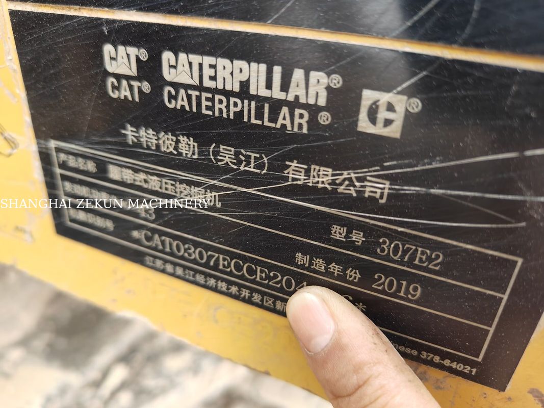 2019 CAT 307E2 Excavator With Max Reach At Ground Level Of 400 Mm And Fuel Tank Capacity Of 135 L