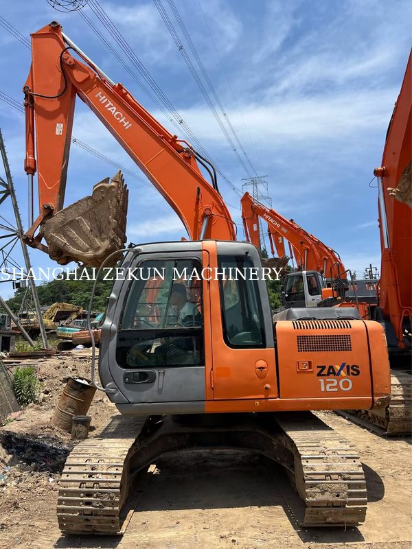 Hitachi ZX120-6 Excavator 14165hrs for Business Needs Fuel Tank Capacity 240 L Hydraulic Pressure 34.3 MPa