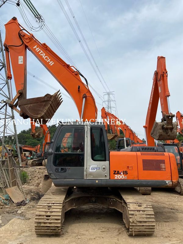 Used Hitachi ZX200-3G Excavator With 11050hrs Arm Length 2.94 M Boom Length 5.7 M