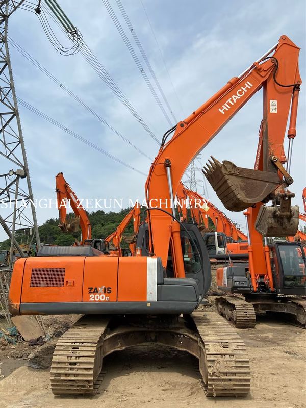 Used Hitachi ZX200-3G Excavator With 11050hrs Arm Length 2.94 M Boom Length 5.7 M